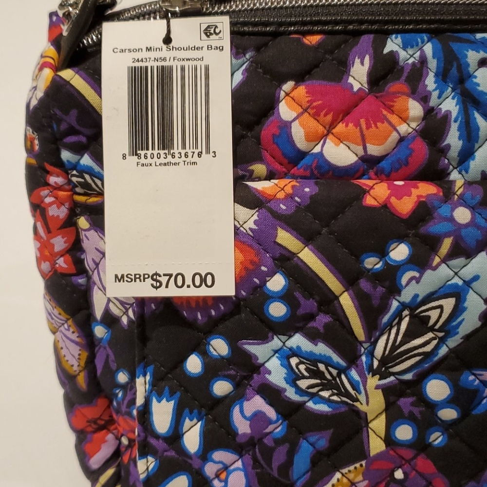 SOLD! Vera Bradley Carson Mini Shoulder Bag - Picture 9 of 9
